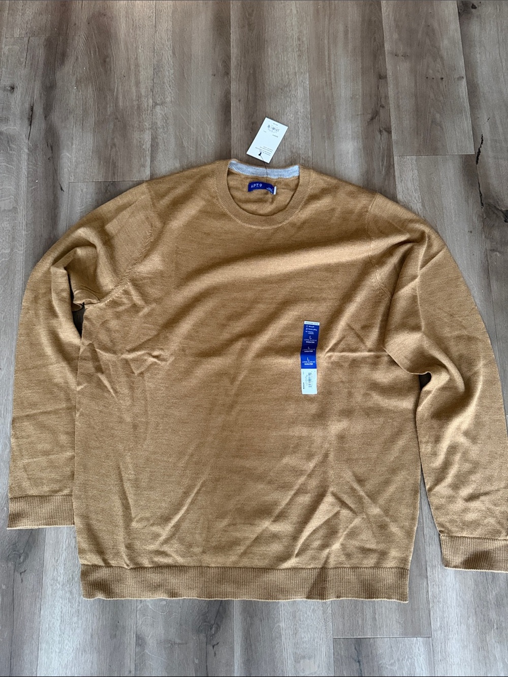 Apt. 9 Men's Crewneck Sweater in Camel